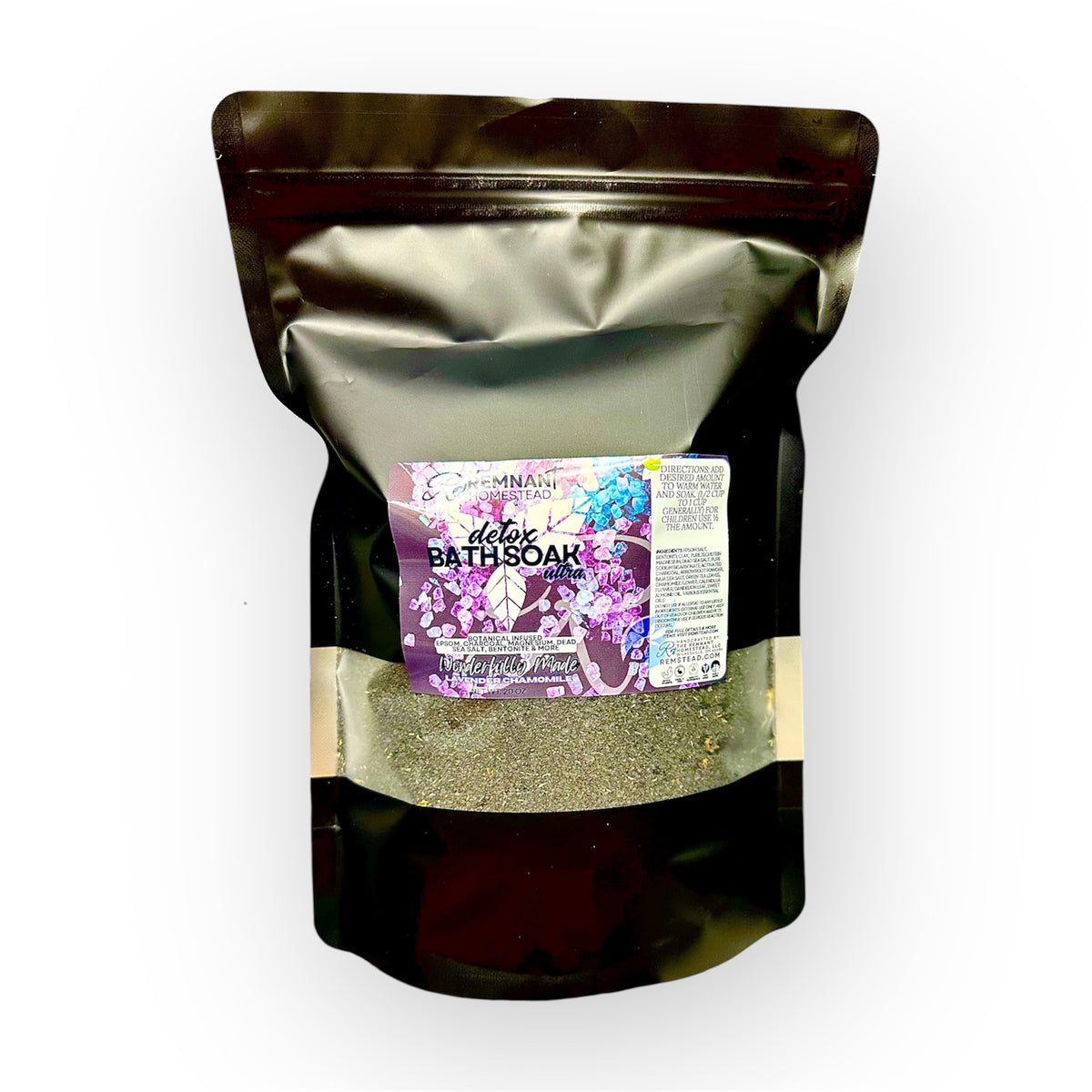 Detox Soaks Ultra +CHARCOAL +Magnesium Botanic Epsom Soak