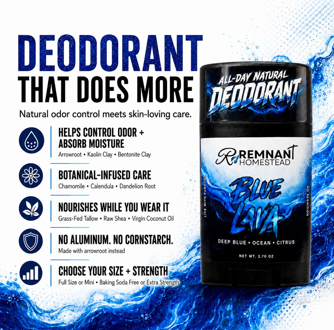 Natural Deodorant vs. Commercial Deodorant: Why Botanical Ingredients Matter