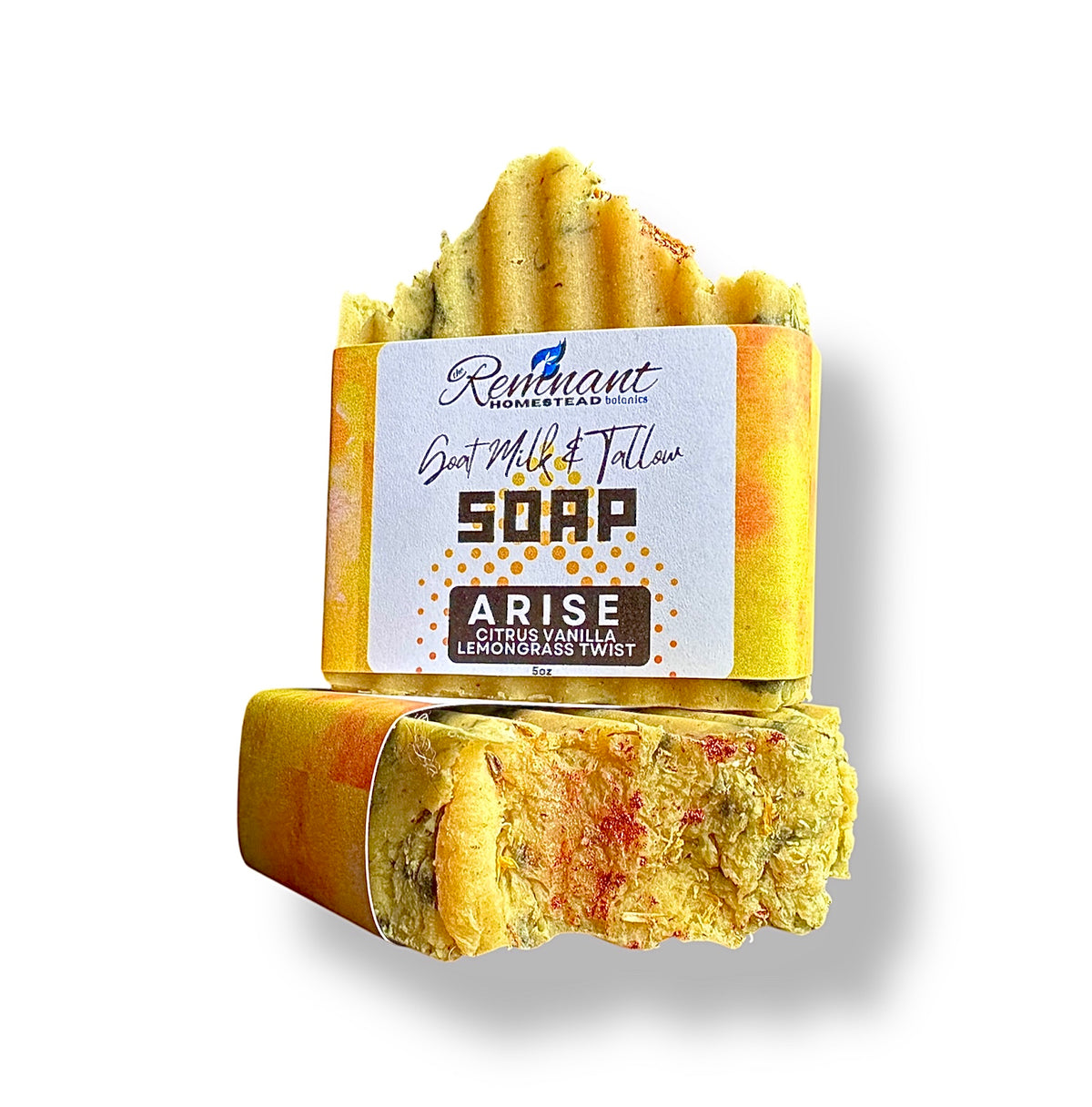ARISE [EO] | Tallow & Goat Milk Soap | Citrus Vanilla Lemongrass | Fruity Bubblegum
