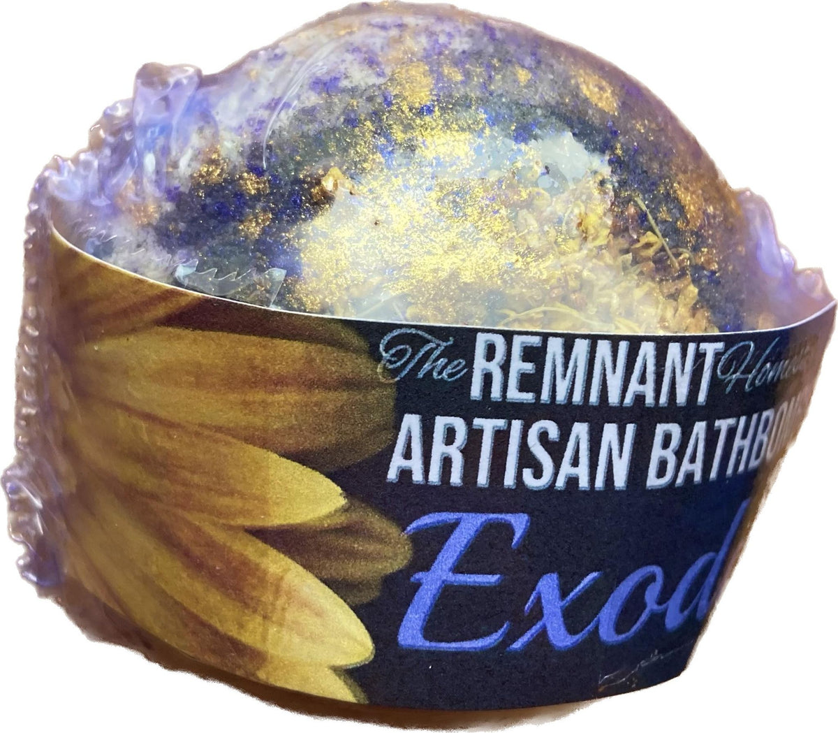 EXODUS Lavender (Charcoal) Detox Botanic Bath Bombs & Domes | Chamomile Calendula Dandelion | Clay | Activated Charcoal