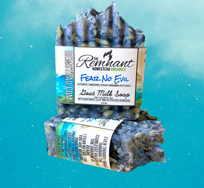 Fear No Evil [EO] | Tallow & Goat Milk Soap | Warm Cinnamon Woods Blend