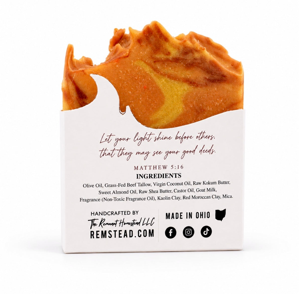 Sunburst | Tropical Paradise Peach Punch | Goat Milk Tallow Soap