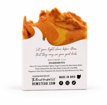 Sunburst | Tropical Paradise Peach Punch | Goat Milk Tallow Soap