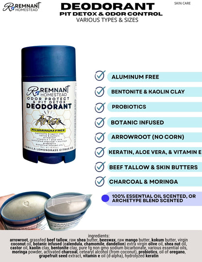 Deodorant | Tallow & Botanical Infused | ALL Variations