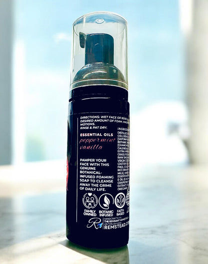 Beard & Face Foam Wash Botanical Infused | Goat Milk & Tallow | Colloidal Silver