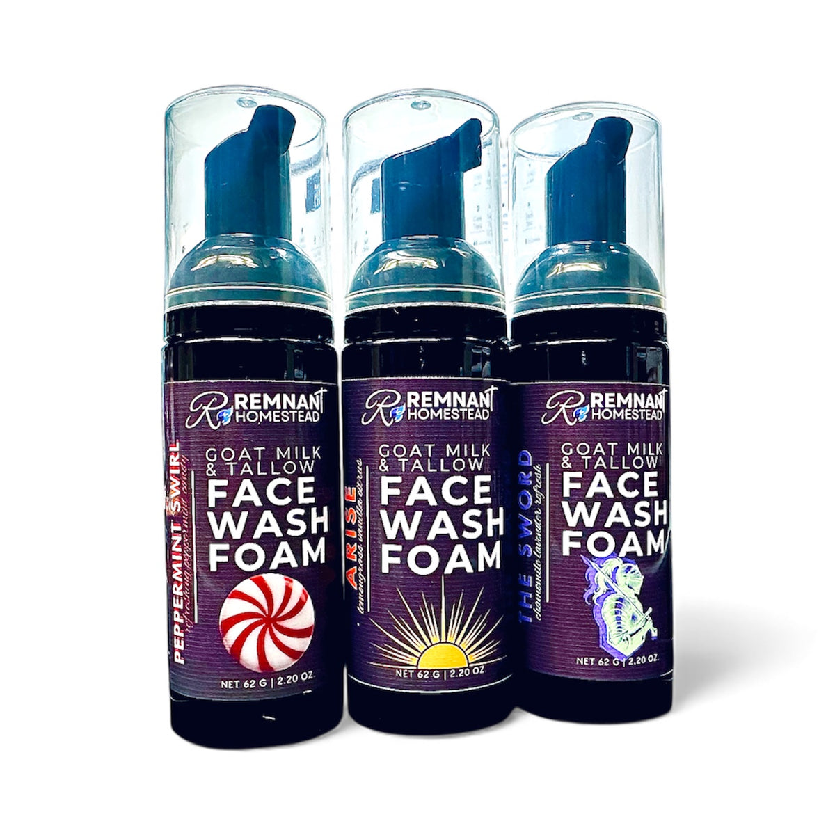 Foaming Face Wash | Goat Milk & Tallow | Colloidal Silver | Face & Beards