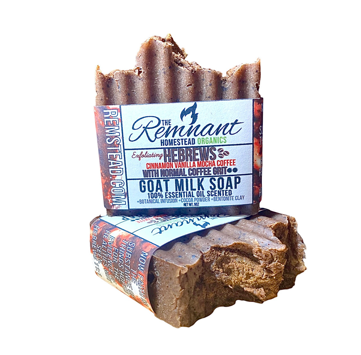 CinnaSwirl Java EO | Goat Milk & Tallow Soap | Exfoliating