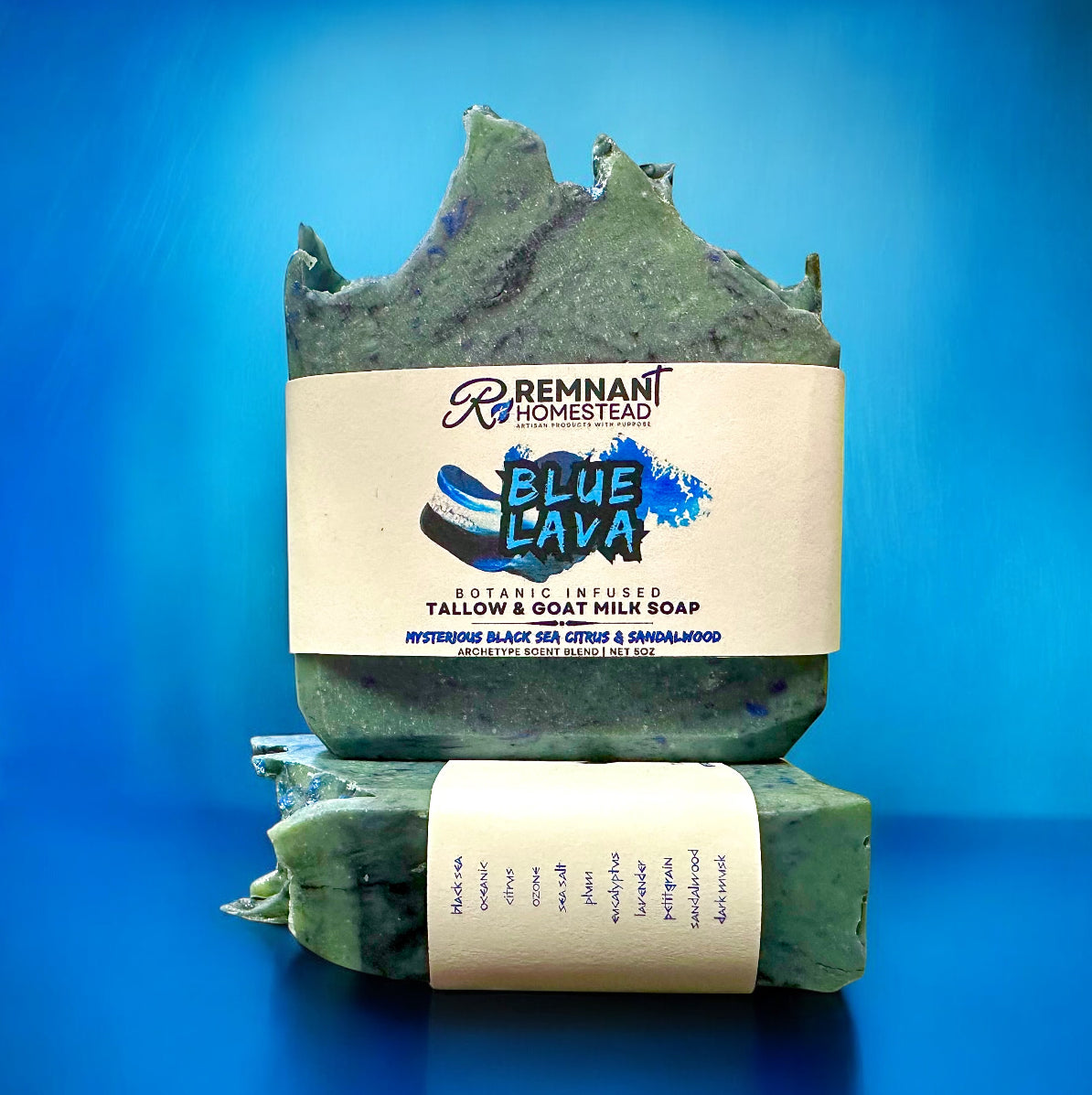 BLUE LAVA | Tallow & Goat Milk Soap
