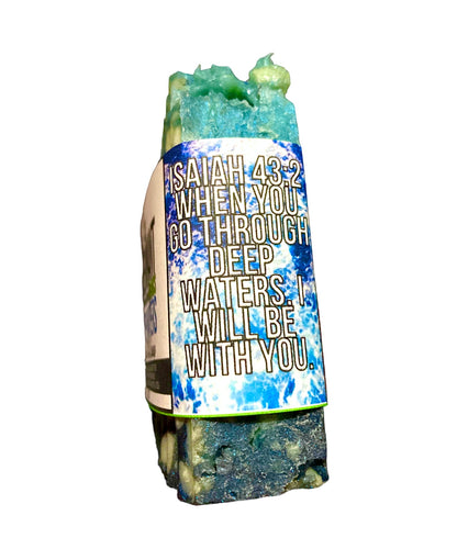 Deep Waters Coastal Mint Tallow & Goat Milk Soap Bar (EO) | Botanic Infused