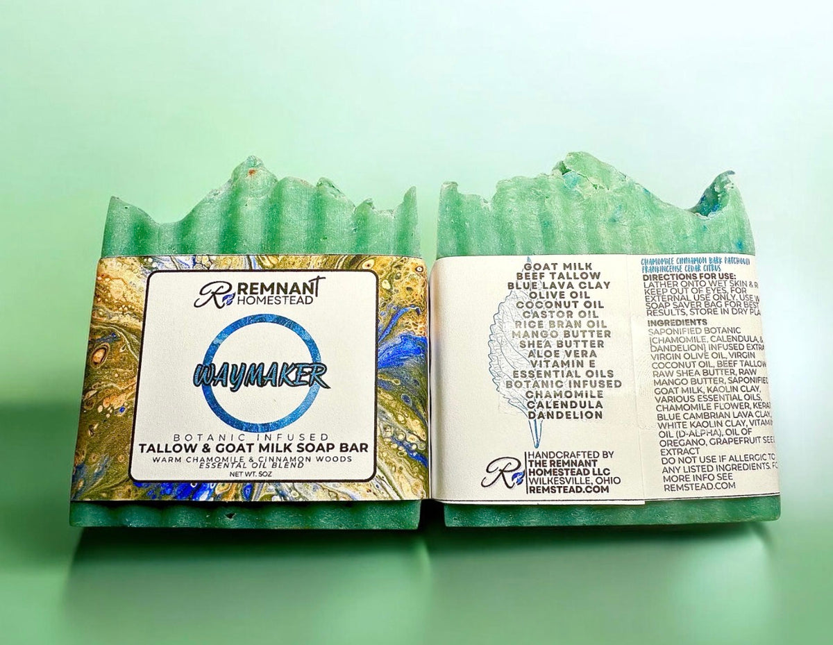Waymaker EO | Tallow & Goat Milk Soap