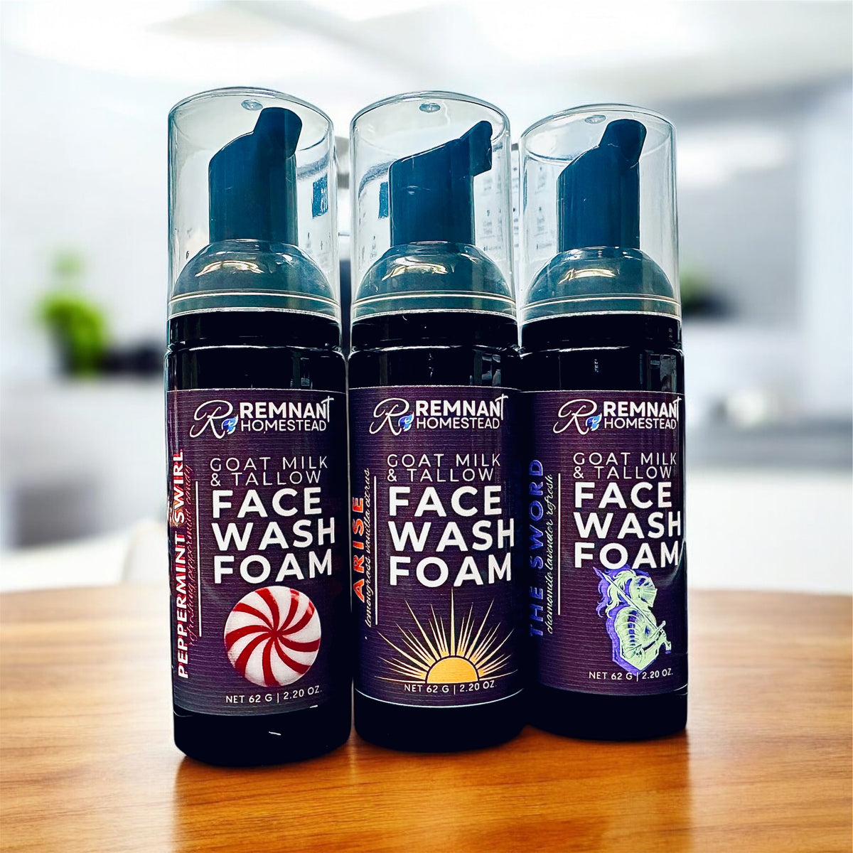 Foaming Face Wash | Goat Milk & Tallow | Colloidal Silver | Face & Beards
