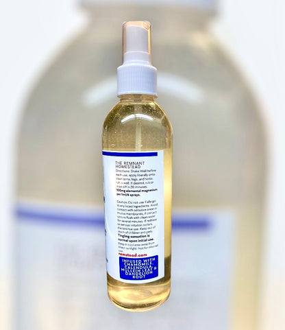 Magnesium Oil Spray [For Stress, Calm, Sleep, +] Pure Zechstein Magnesium & Botanical Infused
