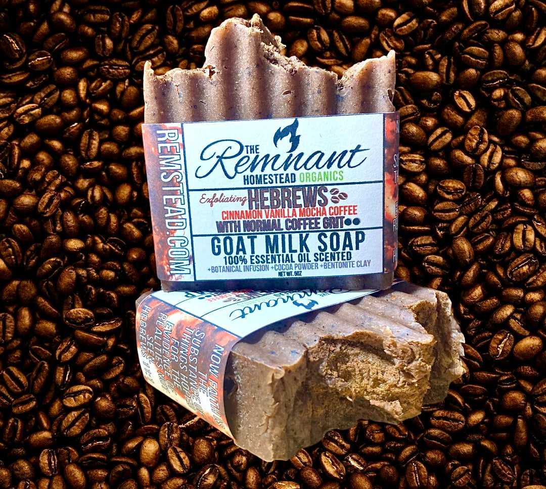 CinnaSwirl Java EO | Goat Milk & Tallow Soap | Exfoliating
