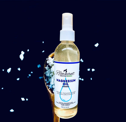 Magnesium Oil Spray [For Stress, Calm, Sleep, +] Pure Zechstein Magnesium & Botanical Infused