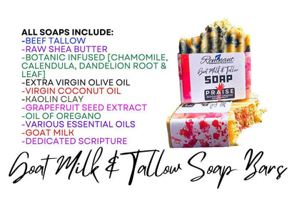 Limited Edition: Peppermint Mocha Tallow & Goat Milk Soap Bars [Hebrews] | Botanical Infused