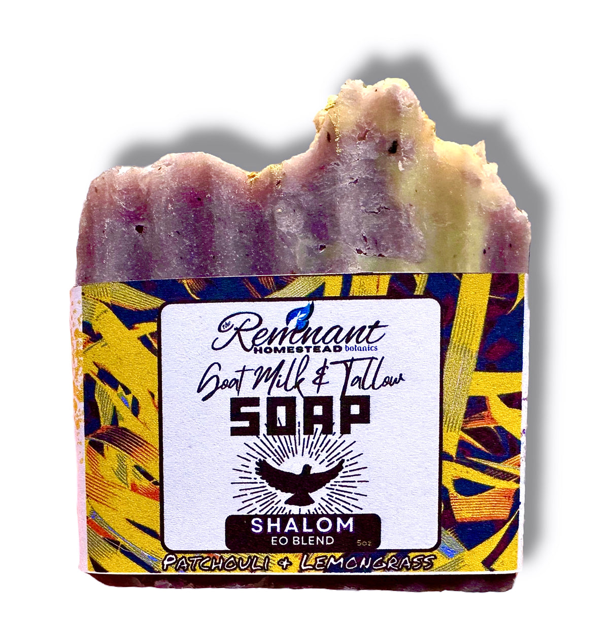 Limited Edition: Shalom Tallow & Goat Milk Soap [Patchouli Lemongrass]