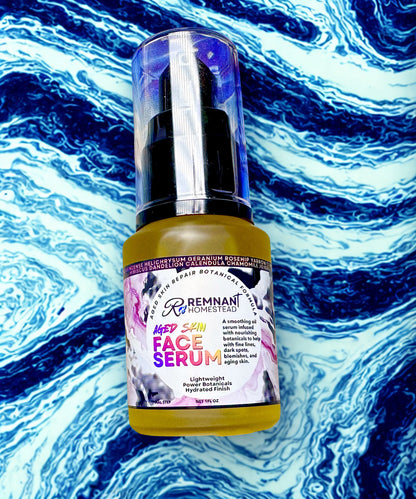Aged Skin Repair Botanical Face Serum | Final Step | Powerful Infusion | Jojoba