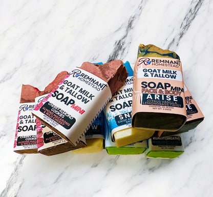 Mini Soap Bars, In Stock [Goat Milk & Tallow]