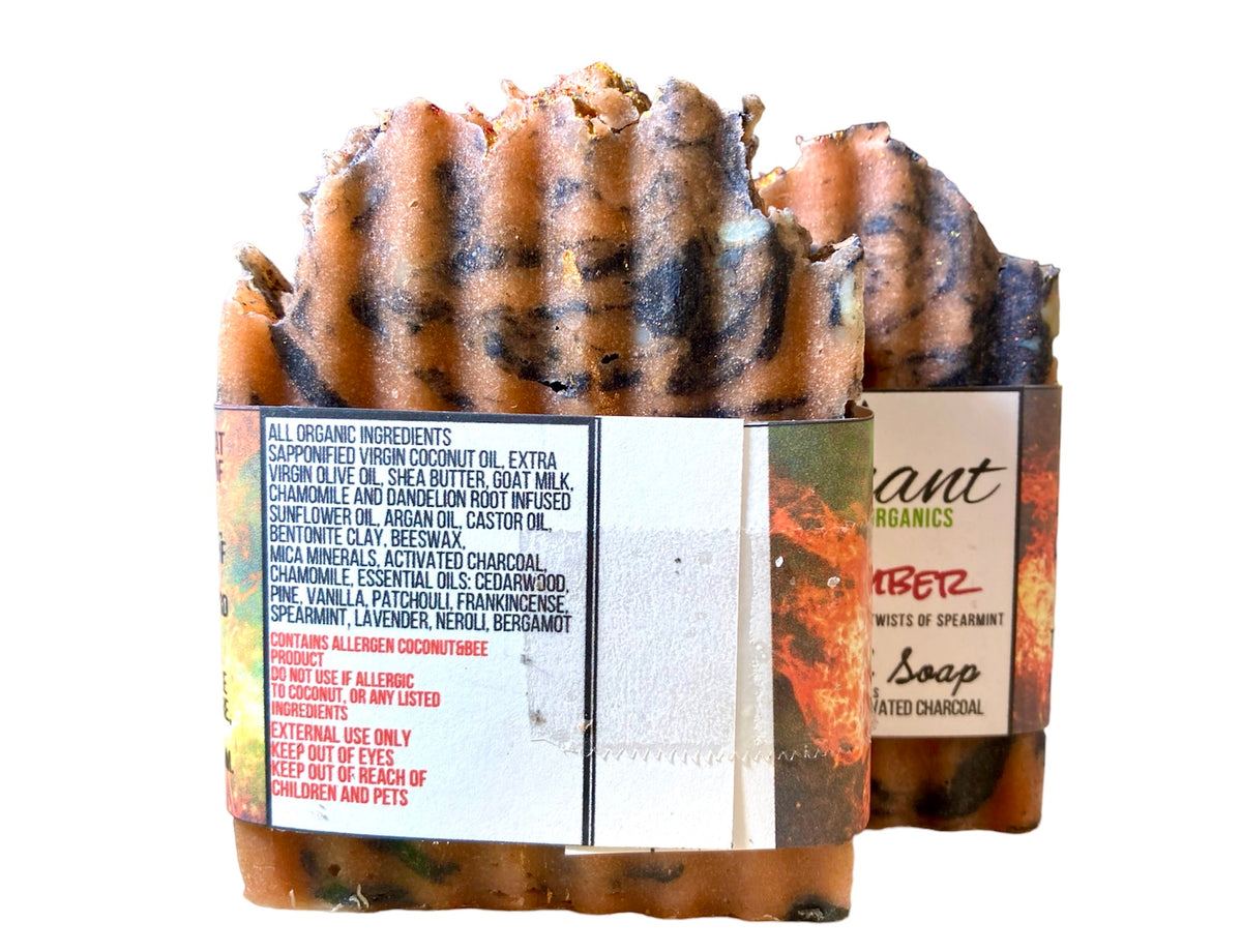 Fire&Amber Tallow GoatSoap [Unisex] Neroli Spearmint Smokey Resin Woods