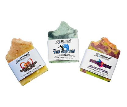 ON SALE Limited Edition: Maple Walnut Hotcakes Tallow & Goat Milk Soap Bar [Archetype Blend] | Botanical Infused
