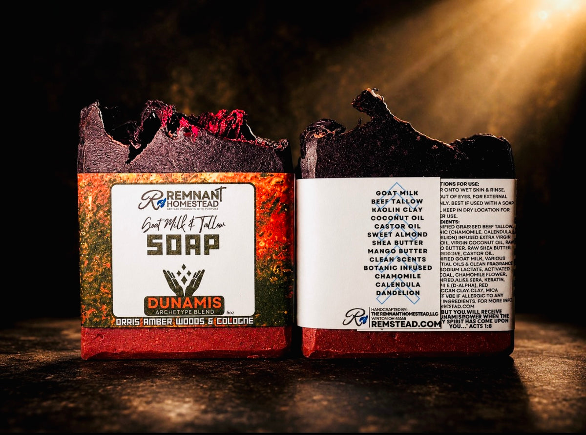 DUNAMIS | Bold & Masculine | Goat Milk & Tallow Soap