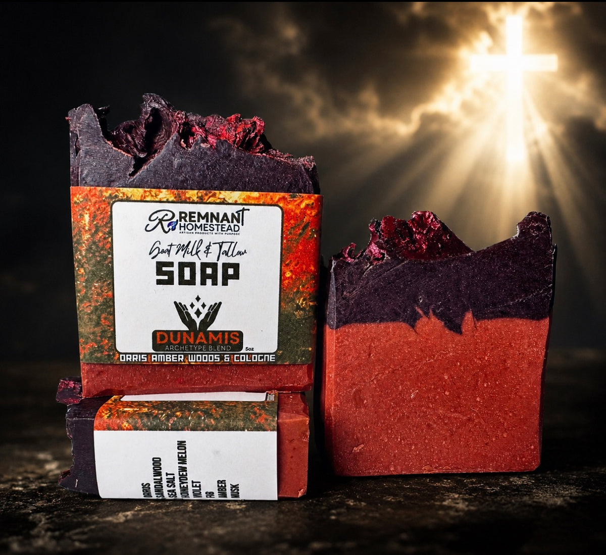 DUNAMIS | Bold & Masculine | Goat Milk & Tallow Soap