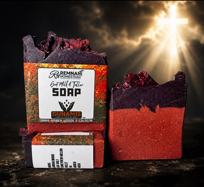 DUNAMIS | Bold & Masculine | Goat Milk & Tallow Soap