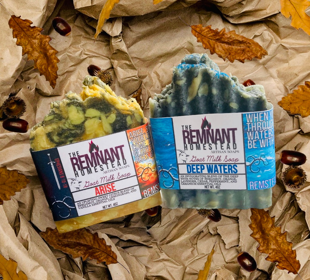 Deep Waters Coastal Mint Tallow & Goat Milk Soap Bar (EO) | Botanic Infused