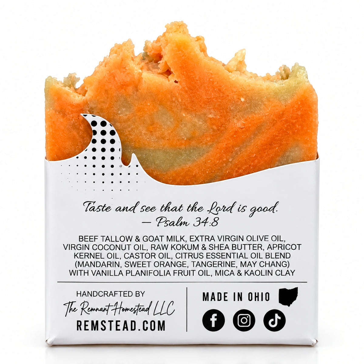 Orange Dream [EO] | Tallow & Goat Milk Soap Bar