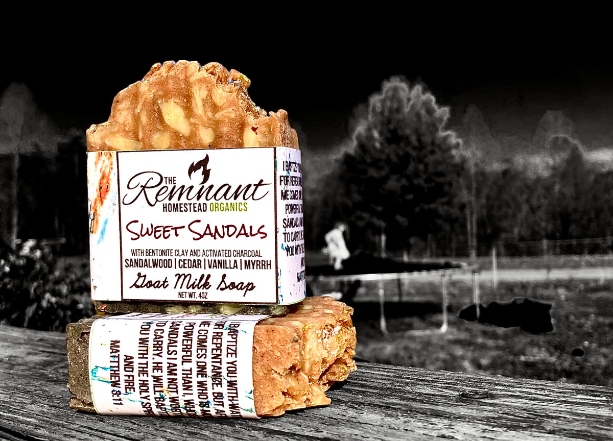 “Stand Firm” Tallow & Goat Milk Soap [Sandalwood, Orange, Myrrh, Vanilla] EO Only