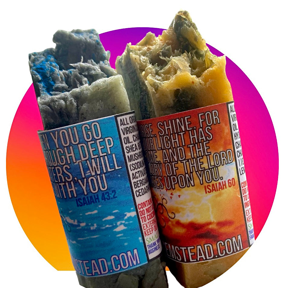 Deep Waters Coastal Mint Tallow & Goat Milk Soap Bar (EO) | Botanic Infused