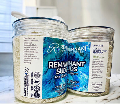 Remnant Suds Laundry Powder | Ultra Concentrated Laundry Detergent