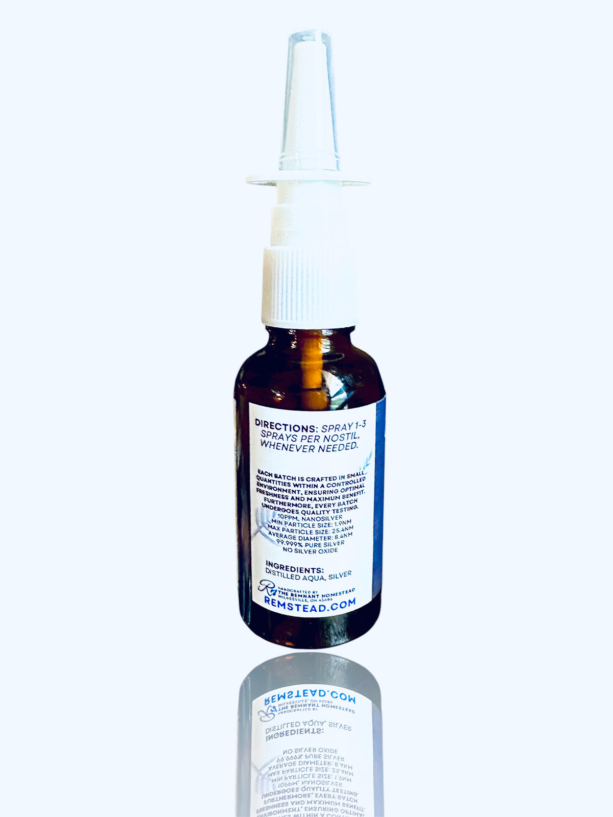 Colloidal Silver [Spray for Sinus Relief] 10PPM Nanoparticle Silver Hydrosol