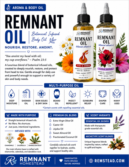 Remnant Oil | Botanical-Infused In-Shower + Body Oil