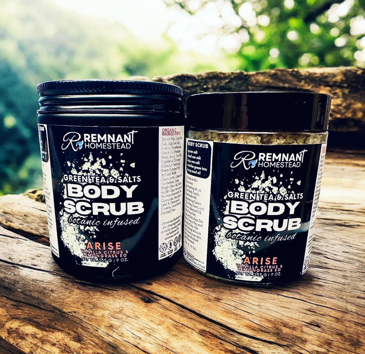 BODY SCRUB | EPSOM SALT | BEEF TALLOW & GREEN TEA
