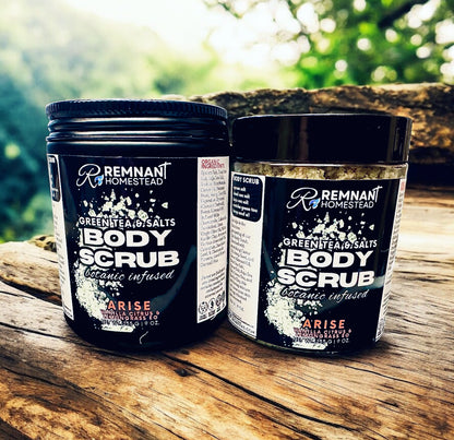 BODY SCRUB | EPSOM SALT | BEEF TALLOW & GREEN TEA