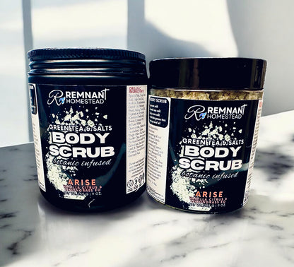 BODY SCRUB | EPSOM SALT | BEEF TALLOW & GREEN TEA