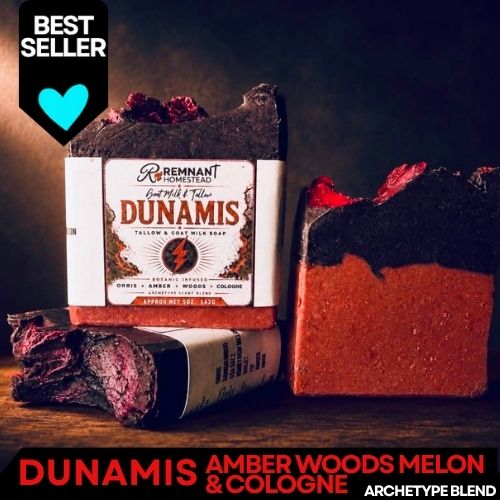 DUNAMIS | Bold & Masculine | Goat Milk & Tallow Soap