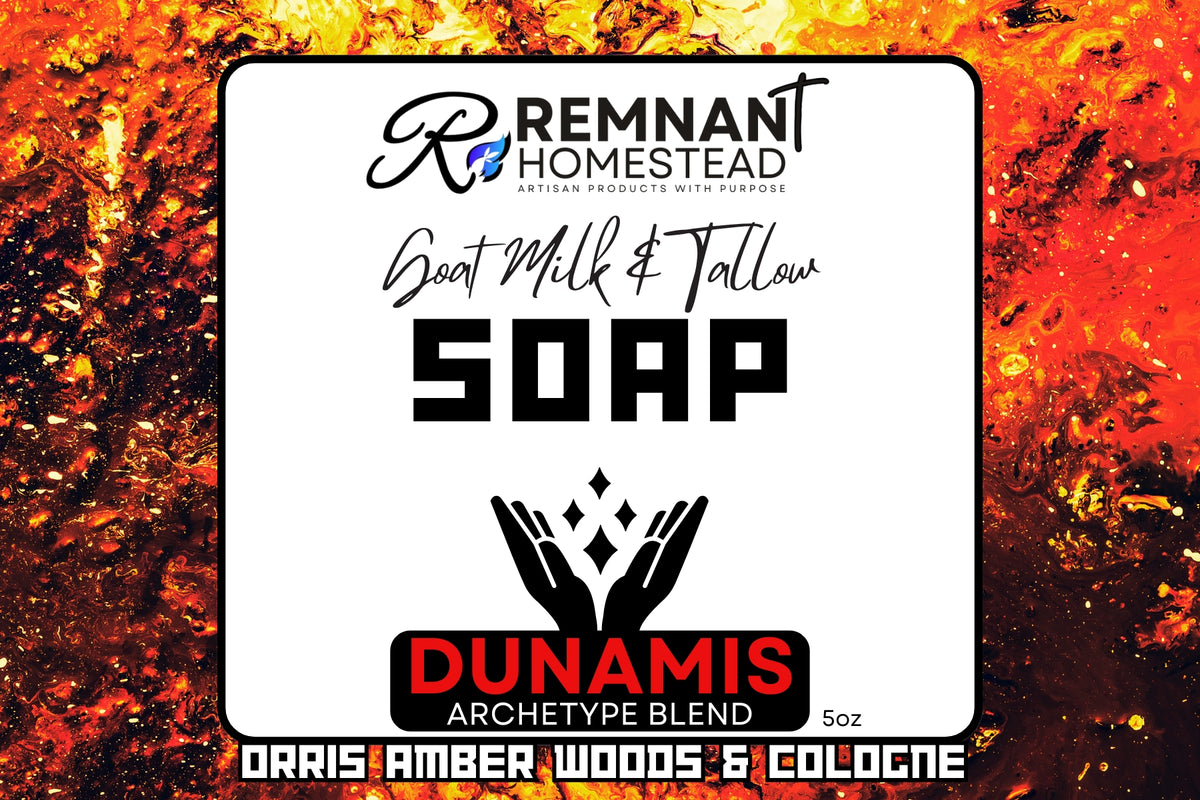 DUNAMIS | Bold & Masculine | Goat Milk & Tallow Soap