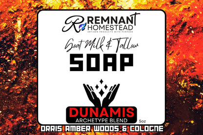 DUNAMIS | Bold & Masculine | Goat Milk & Tallow Soap