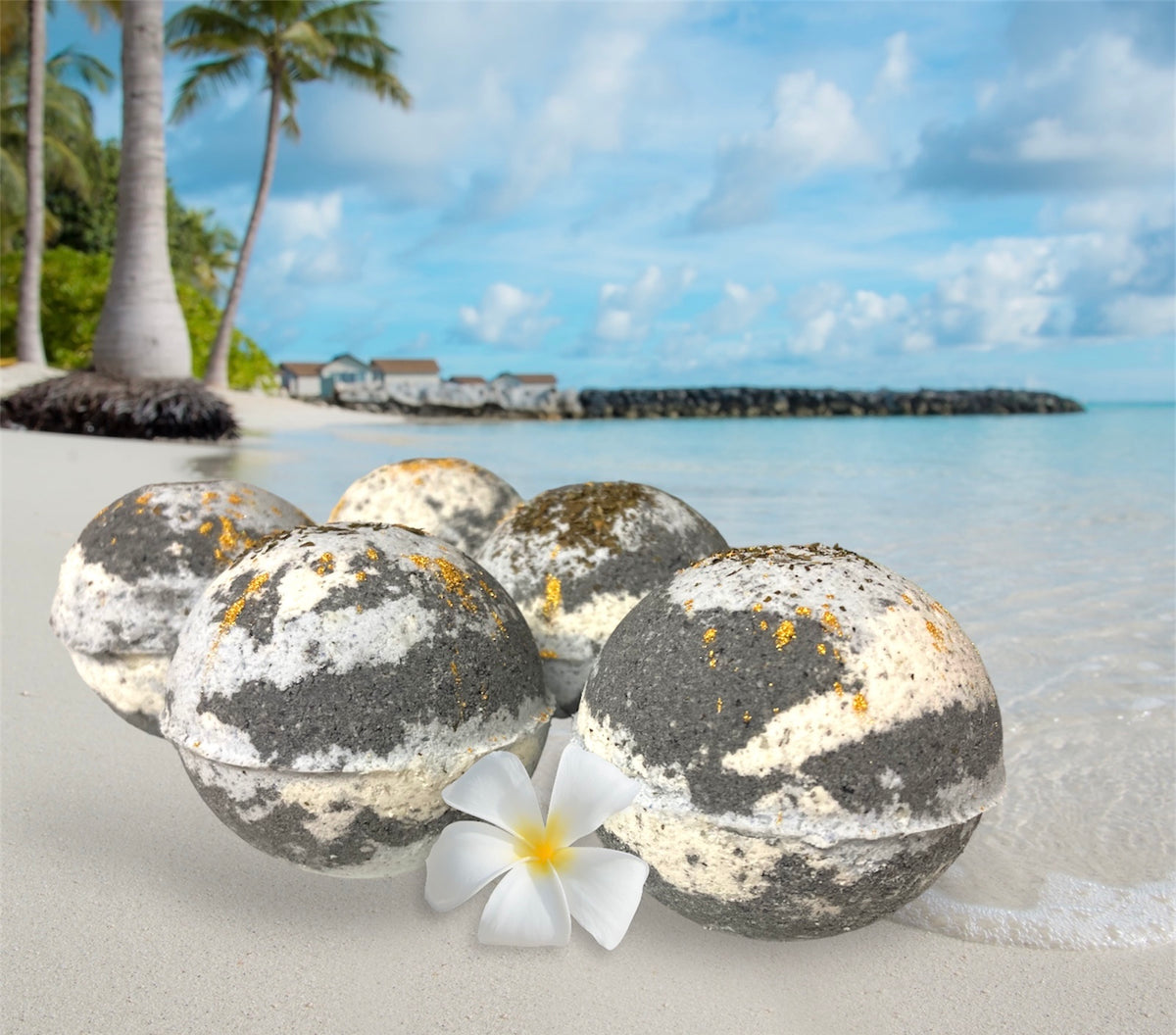 EXODUS Lavender (Charcoal) Detox Botanic Bath Bombs & Domes | Chamomile Calendula Dandelion | Clay | Activated Charcoal
