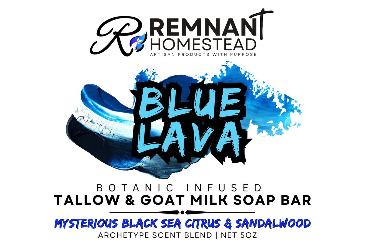 BLUE LAVA | Tallow & Goat Milk Soap