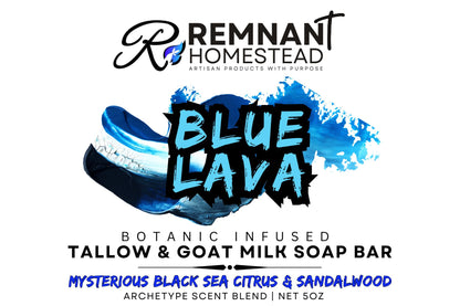 BLUE LAVA | Tallow & Goat Milk Soap